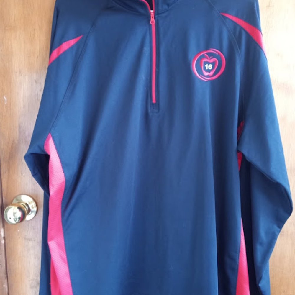 Mens Sport Tek 1/4 zip with logo